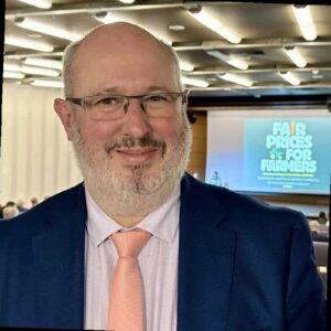 Eric Sargiacomo, Député européen, , rapporteur sur la réforme de la réglementation sur l’organisation commune du marché dans le cadre de la future Politique Agricole Commune